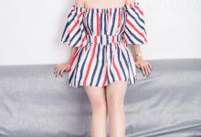 [SSA丝社]超清写真 NO.048 兰兰 沙发上的条纹裙[122P-1.75GB]-秀人美女