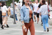 精选街拍作品 NO.0024 枣色紧身衣丰满模拍美女原图[407P／357MB]-秀人美女