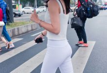 精选街拍作品 NO.0041 白色紧身裤美女原图[263P／315MB]-秀人美女