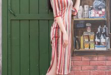 SIW斯文传媒 042 复古时尚彩条韵味绸缎旗袍 - 小谈 [61P-151M]-秀人美女