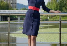 SIW斯文传媒 051 东航工装制服帽子丝巾套裙四件套 - 思琪 [67P-163M]-秀人美女