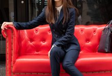 SIW斯文传媒 055 时尚气质OL职业双排扣西装制服 - 甄珍 [65P-186M]-秀人美女