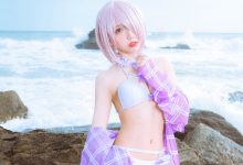 果咩酱w NO.016 - 海边玛修[35P／318MB]-秀人美女