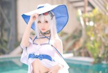 花柒Hana - NO.23 斯卡蒂泳装 [17P-38MB]-秀人美女