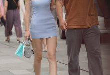 都市丽人一字抹胸装包臀裙美女【132P+1V-2.12G】-秀人美女