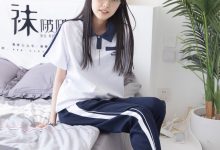 [BoBoSocks袜啵啵]NO.207 稚予-aj板鞋、白棉袜、油亮白丝、校服裤里丝[140P／5.25GB]-秀人美女