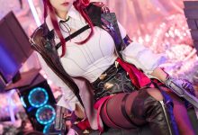 小仓千代w - NO.54 Kafka HSR 卡芙卡 [27P-77MB]-秀人美女