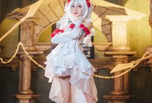 南桃Momoko NO.7 德丽莎花裳月纱 [16P-31MB]-秀人美女