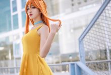 南桃Momoko NO.13 明日香黄裙 [12P-110MB]-秀人美女