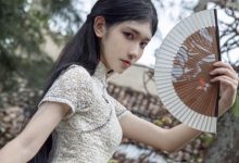 南桃Momoko NO.30 白旗袍 [11P-26MB]-秀人美女