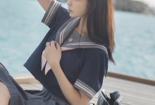 南桃Momoko NO.41 蓝jk [12P-16MB]-秀人美女