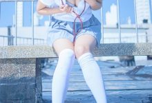 阿汐汐W NO.003 天台JK [40P-109MB]-秀人美女