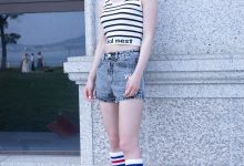 [BoBoSocks袜啵啵]NO.006 小米-运动鞋、白色小腿袜、裸足[130P+1V／3.51GB]-秀人美女