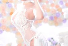 [星之迟迟]2023 3月计划C FGO 玛修婚纱 [78P+1V-425MB]-秀人美女