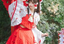 花柒Hana - NO.30 森森仙短款灵梦 [15P-280MB]-秀人美女