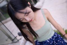 山茶摄影 – 高挑又漂亮的气质学妹-秀人美女