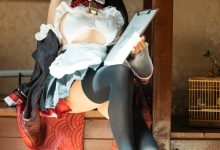 蠢沫沫 - NO.217 牛牛女仆 [15P-144MB]-秀人美女