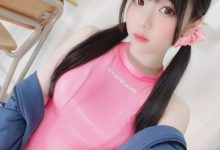 霜月shimo -  Pink Swimsuit 粉色泳装 [21P-100MB]-秀人美女