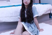 初夏女神 NO.008 雪糕 浅蓝色JK裙搭配小白鞋[135P+1V-4.29GB]-秀人美女