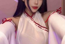 九言 – 巫女的爱 [24P-47.4MB]-秀人美女