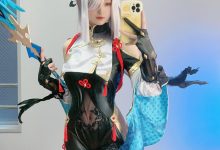 千阳(ちよ) - NO.59 申鹤 [14P-93MB]-秀人美女