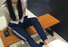 [YJ街拍]001 商场帆布鞋棉袜[26P-26MB]-秀人美女