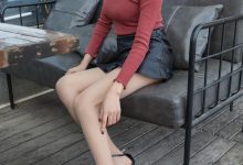 [IESS异思趣向]2019.11.28 丝享家631：小小的黑色皮裙-秀人美女