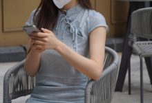 都市丽人连体紧身包臀裙美女【1030P-15G】-秀人美女