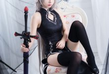 [Cosplay]疯猫ss -黑骑士 [16P]-秀人美女