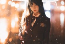 [桜桃喵]雨下 [186P]-秀人美女