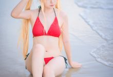 白金Saki写真 – 水着 [27P]-秀人美女