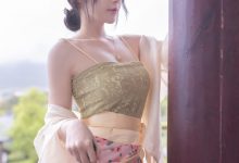 鱼子酱紫色吊带长裙原版写真 [118P-1.43G]-秀人美女