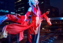 爆乳性感萝莉Cosplay楪祈喷血诱惑福利写真-秀人美女