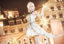 美女尤物cosplay英雄联盟光辉女郎拉克丝写真图片-秀人美女