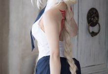 清纯美少女黑丝诱惑cosplay图片-秀人美女