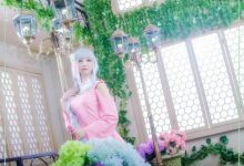 日本少女cosplay艾米莉娅福利写真图片-秀人美女