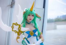 LOL星之守护者索拉卡cosplay图片-秀人美女