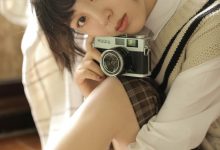 可爱美女大学生文艺清新美女照片-秀人美女