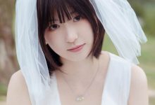 婚纱美女清新纯洁养眼写真图片-秀人美女