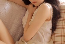 高挑美女模特背心短裤性感撩人写真-秀人美女