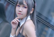 裹胸美女兔女郎cos性感制服诱惑写真-秀人美女
