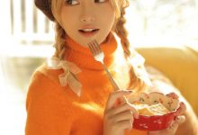 贝雷帽美女甜美清新性感写真-秀人美女