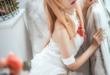 性感美女cos刀剑神域亚丝娜福利写真图片-秀人美女