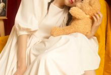 清新温婉美女复古文艺写真图片-秀人美女