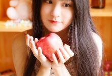 气质美女碎花裙清新写真图片-秀人美女