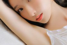 吊带美女白皙娇嫩性感写真图片-秀人美女