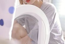 马尾辫美女清新随性居家写真图片-秀人美女