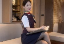 唐安琪空姐角色扮演拍摄花絮 [1V-1.3G]-秀人美女