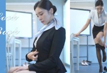 新员工面试换装 Lookbook [1V-238MB]-秀人美女