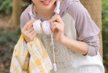 活力美女学生妹元气性感写真图片-秀人美女